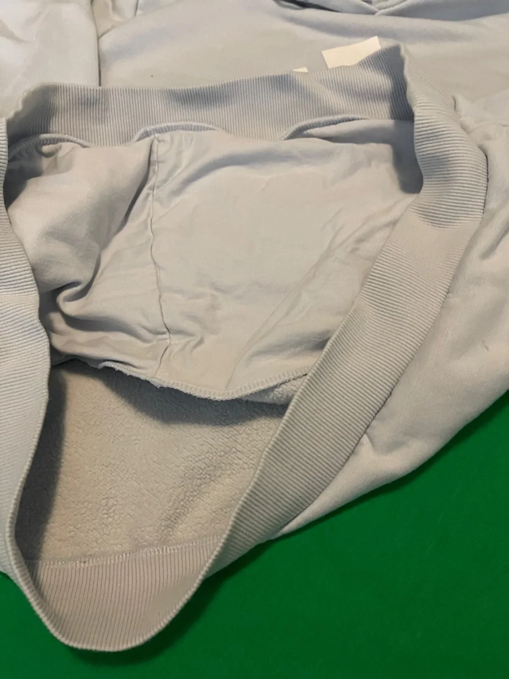 adidas Pale Gray Pullover Hoodie with White Logo - Picture 10 of 13